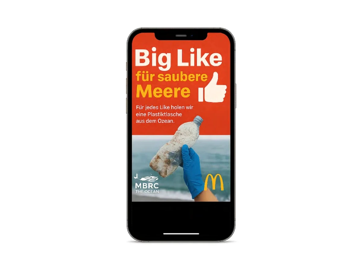 McDonald's Big Like für saubere Meere